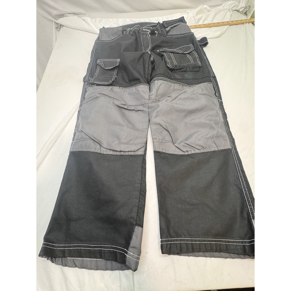 Craze Cargo Pants Utility Gray Mens  Workwear  Size 38 Short Back Grey Gothic